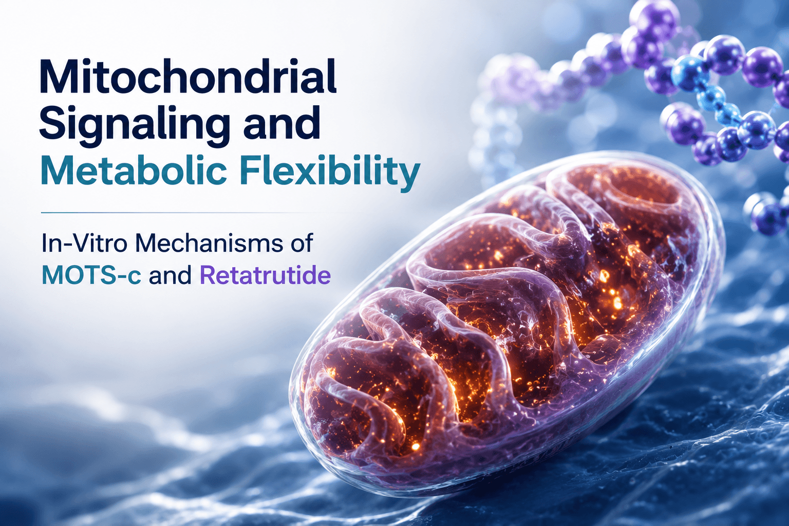 Mitochondrial Signaling and Metabolic Flexibility: In-Vitro Mechanisms of MOTS-c and Retatrutide